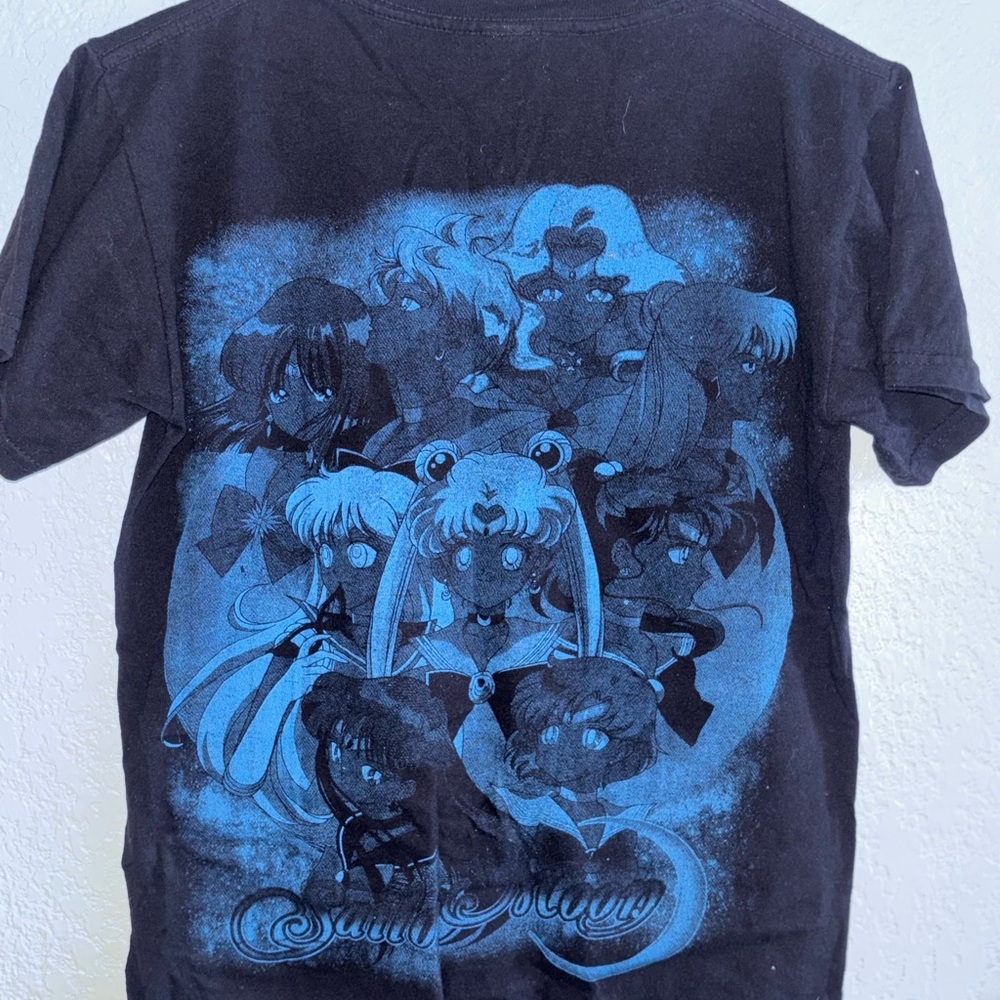 Sailor Moon Kids Black T-Shirt